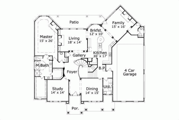 Main Floor Plan: 19-1298