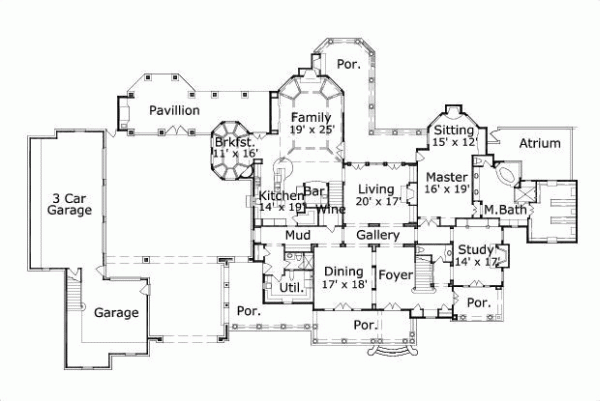 Main Floor Plan: 19-1300