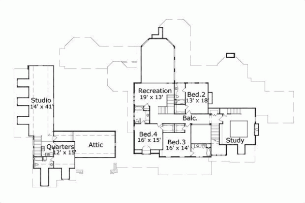 Upper/Second Floor Plan: 19-1300