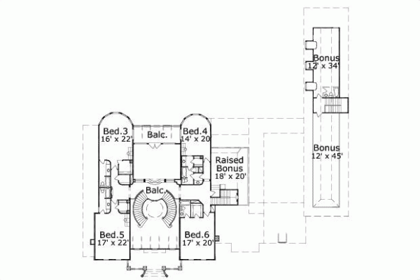 Upper/Second Floor Plan: 19-1305