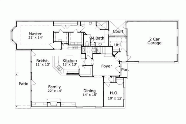 Main Floor Plan: 19-1308