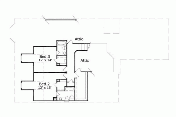 Upper/Second Floor Plan: 19-1308