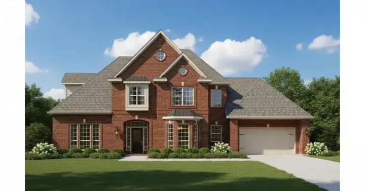 Traditional house plans 19-1309 - front exterior, 3,809 sq ft, 4 bed, 3 bath house plans | Monster House Plans