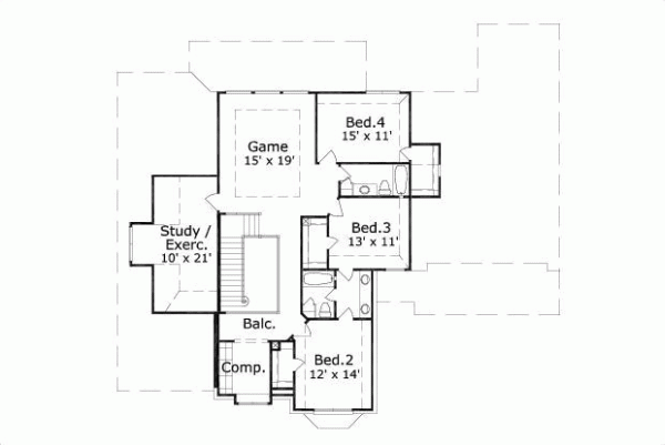 Upper/Second Floor Plan: 19-1309