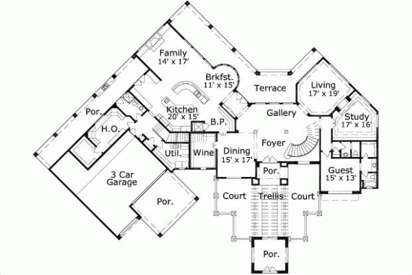 Main Floor Plan: 19-131