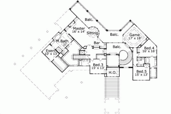 Upper/Second Floor Plan: 19-131