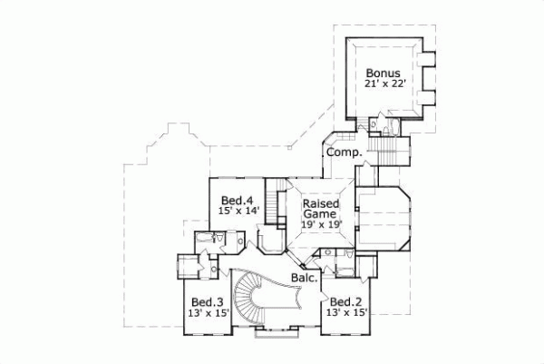 Upper/Second Floor Plan: 19-1310