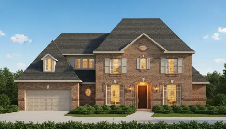 Traditional house plans 19-1311 - front exterior, 3,600 sq ft, 4 bed, 0 bath house plans | Monster House Plans