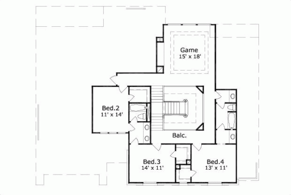 Upper/Second Floor Plan: 19-1311