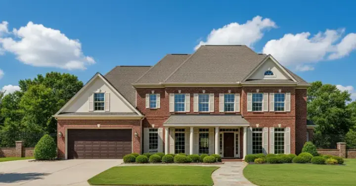 Traditional house plans 19-1312 - front exterior, 3,598 sq ft, 4 bed, 3 bath house plans | Monster House Plans