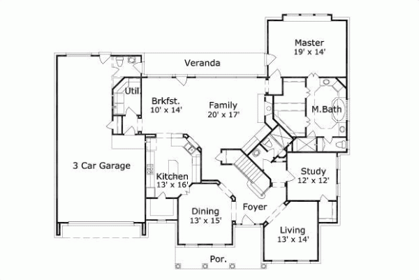 Main Floor Plan: 19-1312