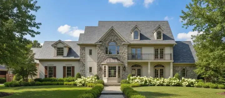 Traditional house plans 19-1313 - front exterior, 4,765 sq ft, 4 bed, 3 bath house plans | Monster House Plans