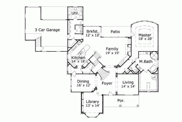 Main Floor Plan: 19-1313