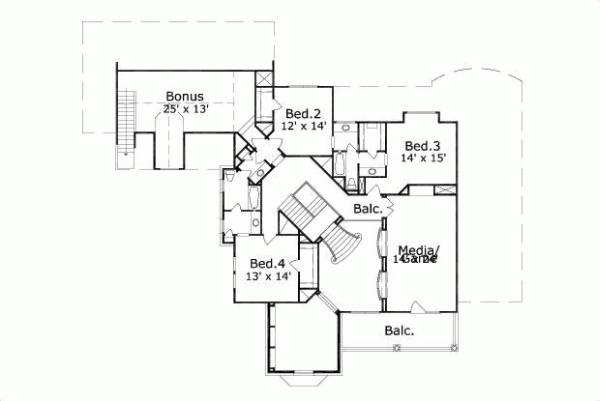 Upper/Second Floor Plan: 19-1313