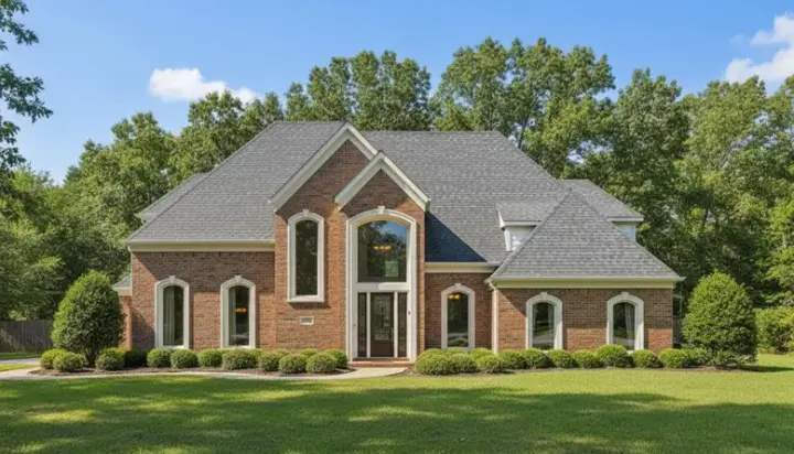 Traditional house plans 19-1316 - front exterior, 3,684 sq ft, 3 bed, 3 bath house plans | Monster House Plans