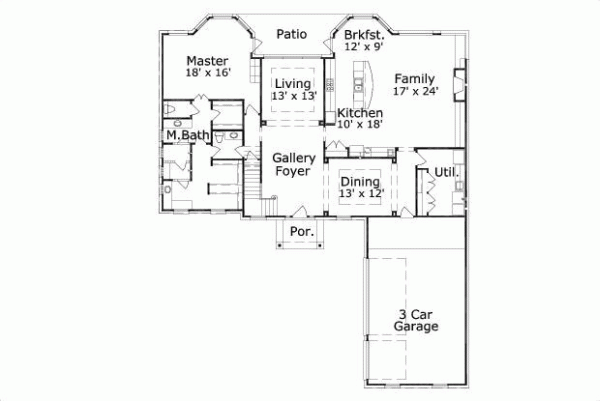 Main Floor Plan: 19-1316