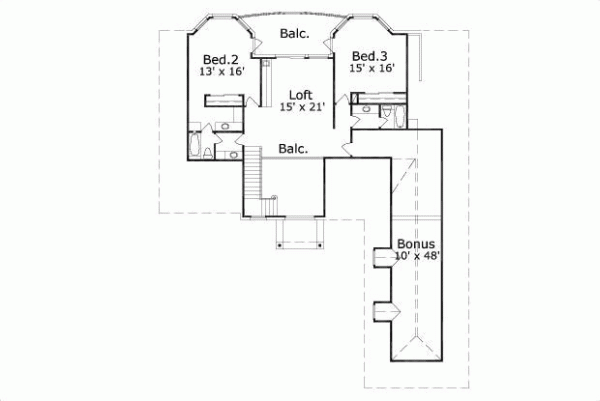 Upper/Second Floor Plan: 19-1316