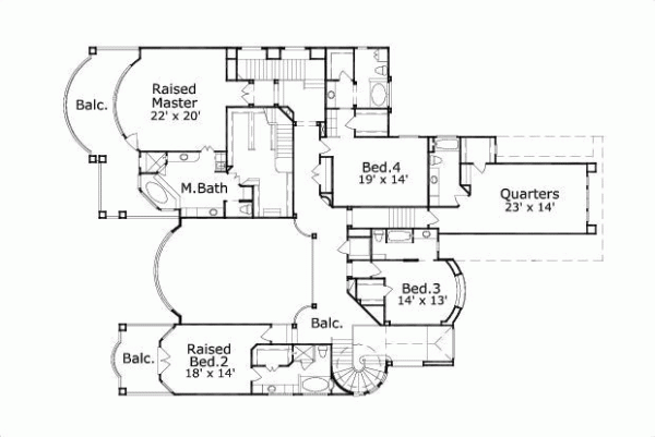 Upper/Second Floor Plan: 19-1319