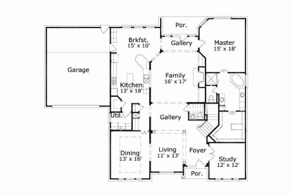 Main Floor Plan: 19-1322