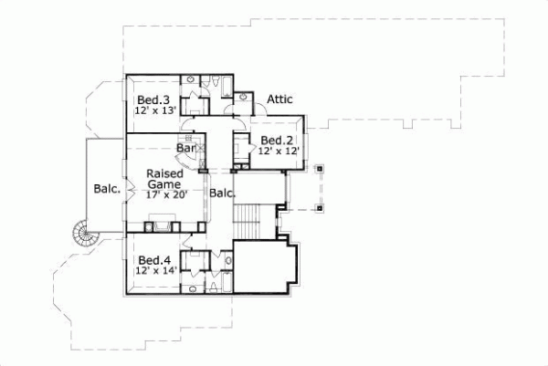 Upper/Second Floor Plan: 19-1323
