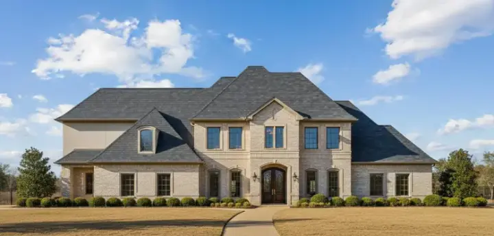 Traditional house plans 19-1329 - front exterior, 4,778 sq ft, 4 bed, 3 bath house plans | Monster House Plans