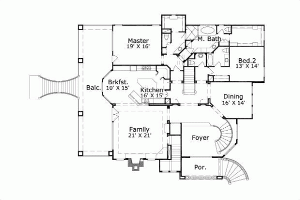 Upper/Second Floor Plan: 19-133