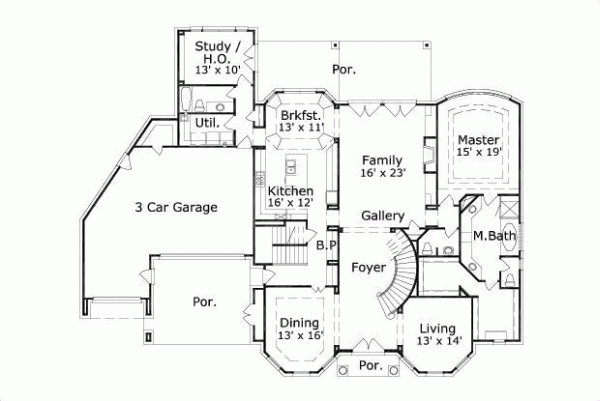 Main Floor Plan: 19-1330