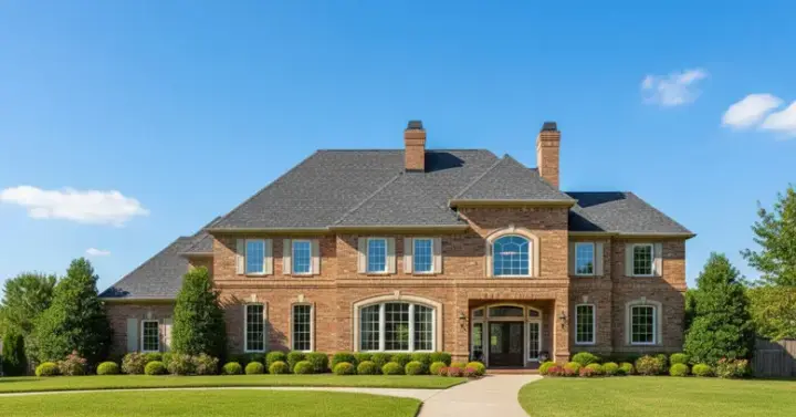 Traditional house plans 19-1331 - front exterior, 6,624 sq ft, 6 bed, 7 bath house plans | Monster House Plans