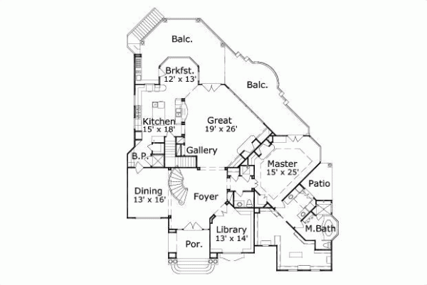 Main Floor Plan: 19-1334
