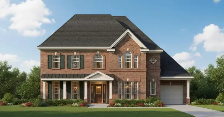 Traditional house plans 19-1337 - front exterior, 3,734 sq ft, 4 bed, 3 bath house plans | Monster House Plans