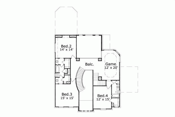 Upper/Second Floor Plan: 19-1337