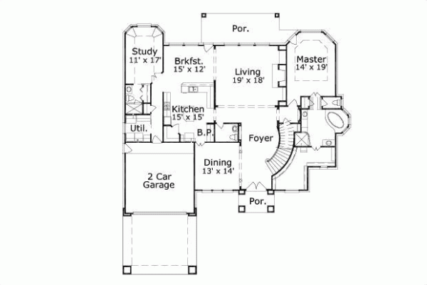Main Floor Plan: 19-1338