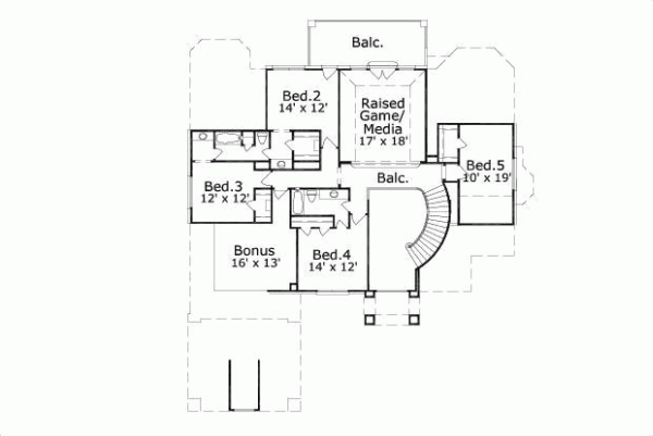 Upper/Second Floor Plan: 19-1338