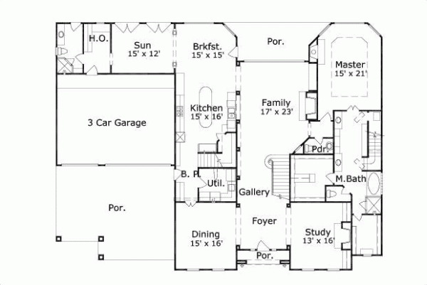 Main Floor Plan: 19-1341