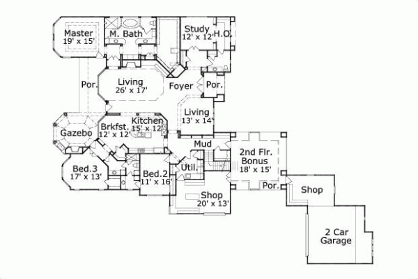 Main Floor Plan: 19-1342