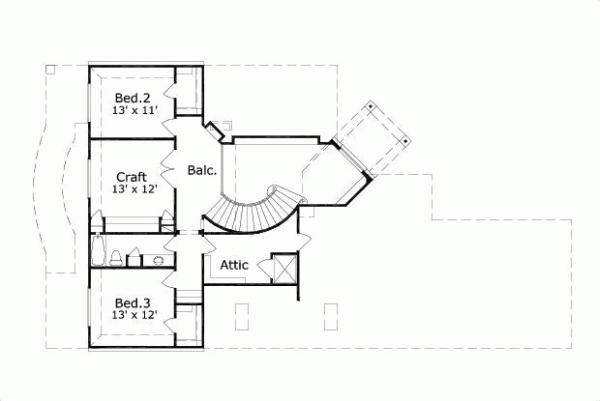 Upper/Second Floor Plan: 19-1344