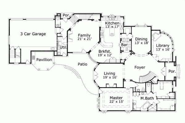 Main Floor Plan: 19-1345
