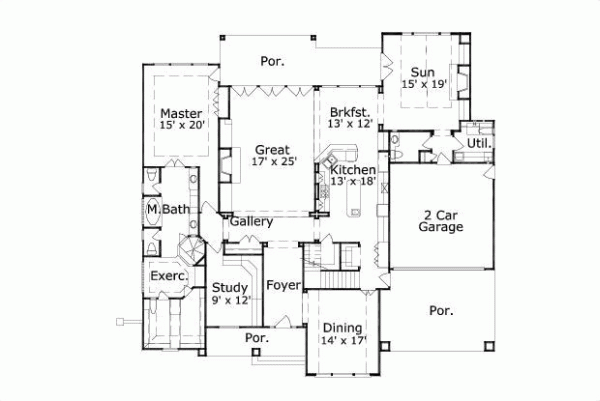 Main Floor Plan: 19-1346