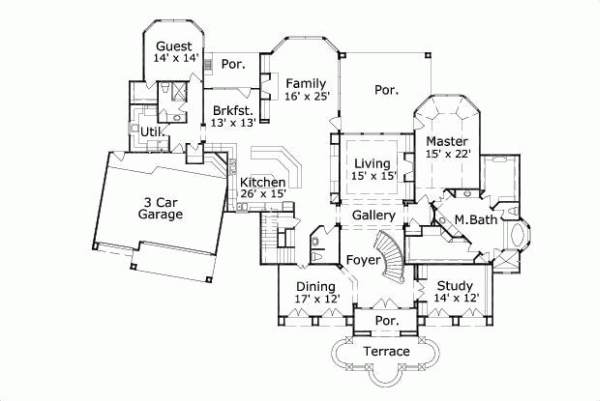 Main Floor Plan: 19-1347