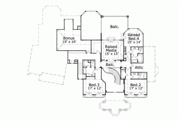 Upper/Second Floor Plan: 19-1347