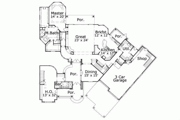 Main Floor Plan: 19-1349