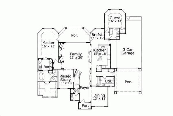 Main Floor Plan: 19-1353