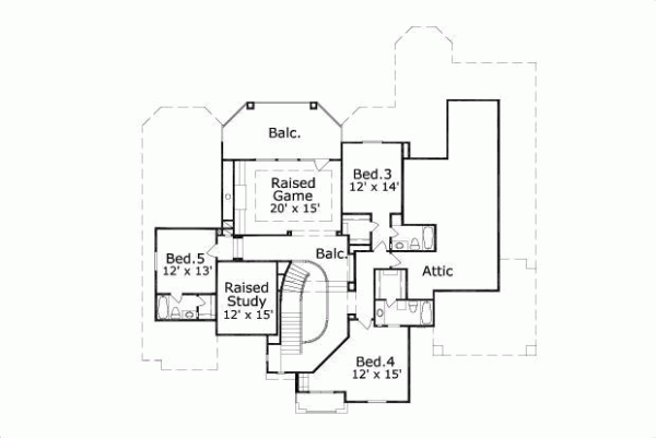 Upper/Second Floor Plan: 19-1353