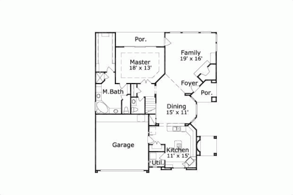 Main Floor Plan: 19-1354