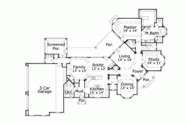 Main Floor Plan: 19-1357
