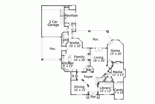 Main Floor Plan: 19-1358