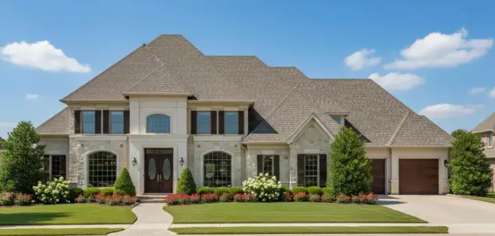 European house plans 19-1359 - front exterior, 5,894 sq ft, 6 bed, 6 bath house plans | Monster House Plans