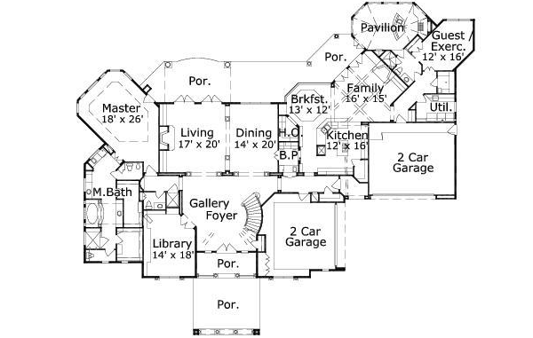 Main Floor Plan: 19-1360