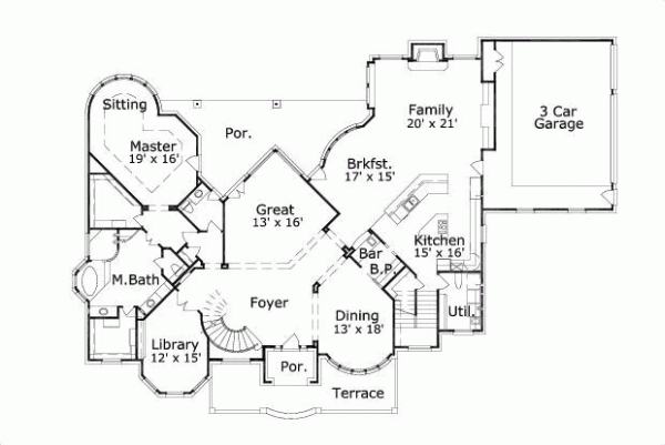 Main Floor Plan: 19-1361