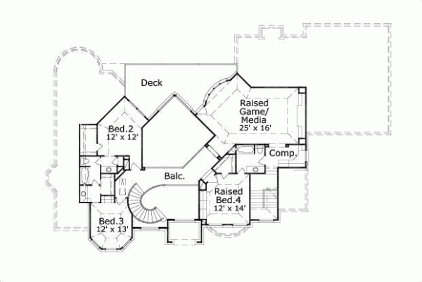 Upper/Second Floor Plan: 19-1361